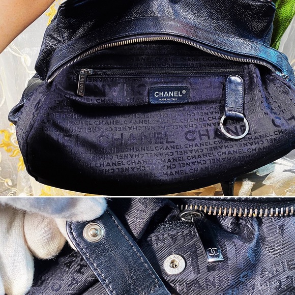 AUTH CHANEL VTG EUC Rare Quilt Bowler Shoulder Bag - Picture 5 of 16